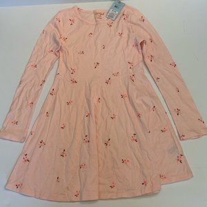 NEW WITH TAGS Cat & Jack Pink Girl Dress Size 7/8